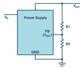 分壓器實(shí)現(xiàn)所需的輸出電壓