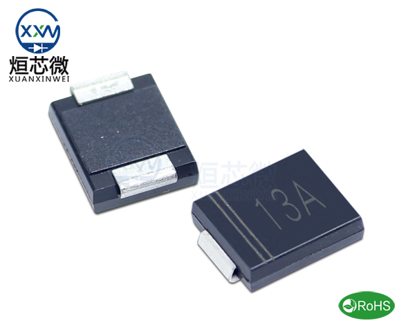 1.5SMC13A參數,TVS二極管1.5SMC13A瞬態抑制二極管